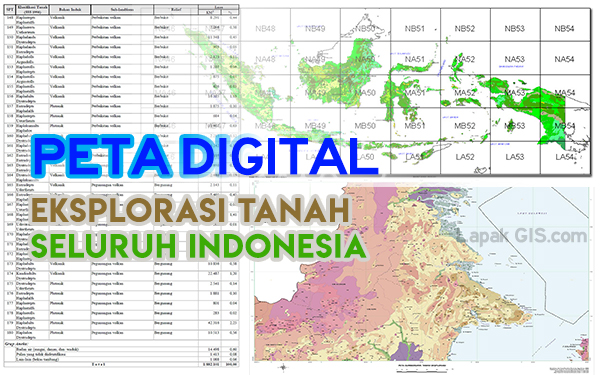 Data Peta Digital Eksplorasi Tanah Seluruh Indonesia