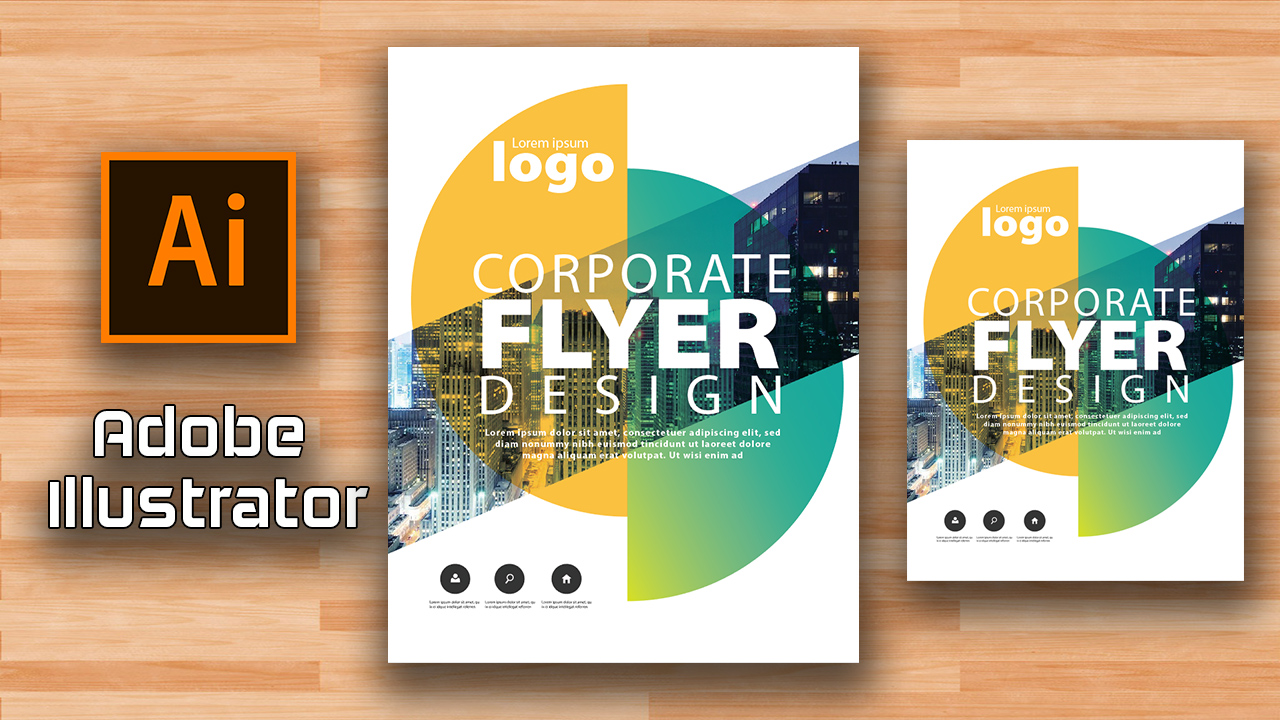 How To Make Flyer In Illustrator CC Part 1 Poster Design Brochure 