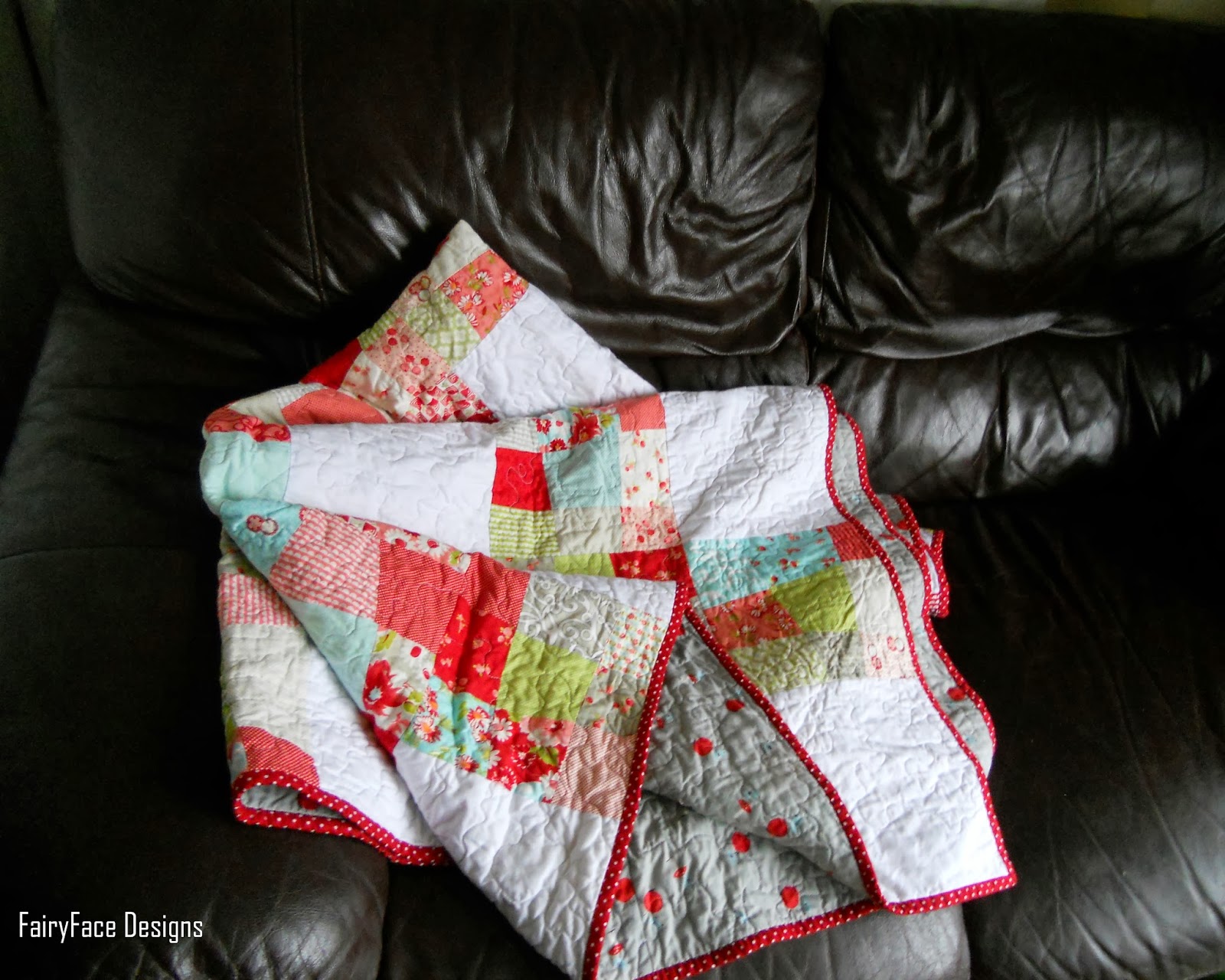 FairyFace Designs A Ruby Quilt Finish & a Catch Up!