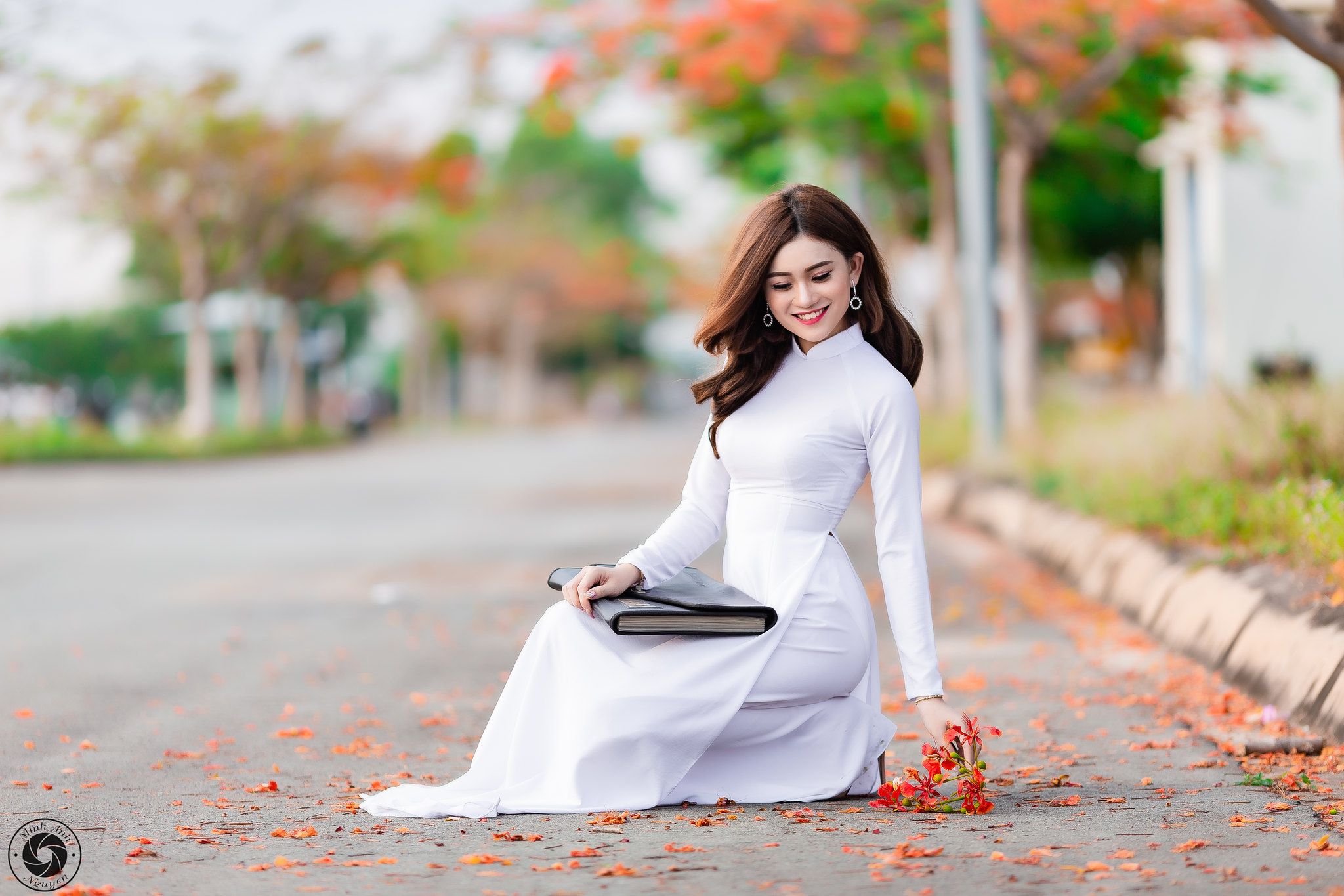 Tuyển tập girl xinh gái đẹp Việt Nam mặc áo dài đẹp mê hồn #39 - 14