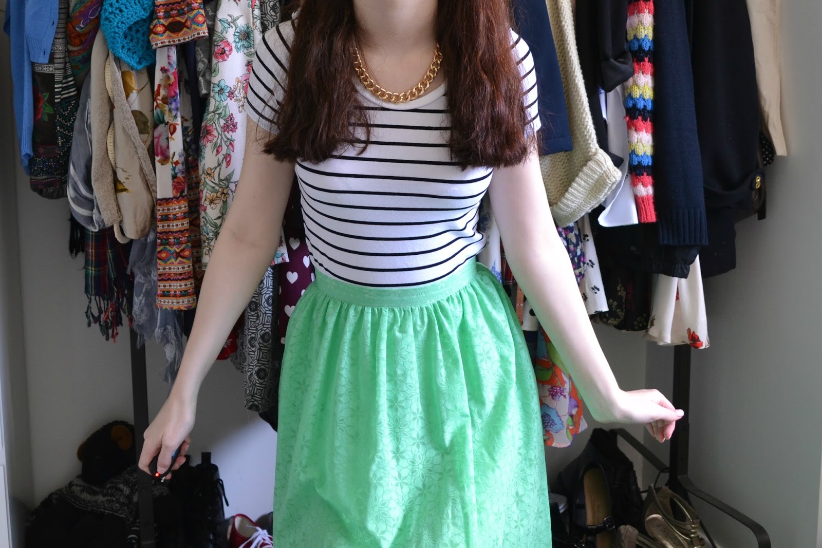 OOTD The Green Primark Skirt Honestly Russell