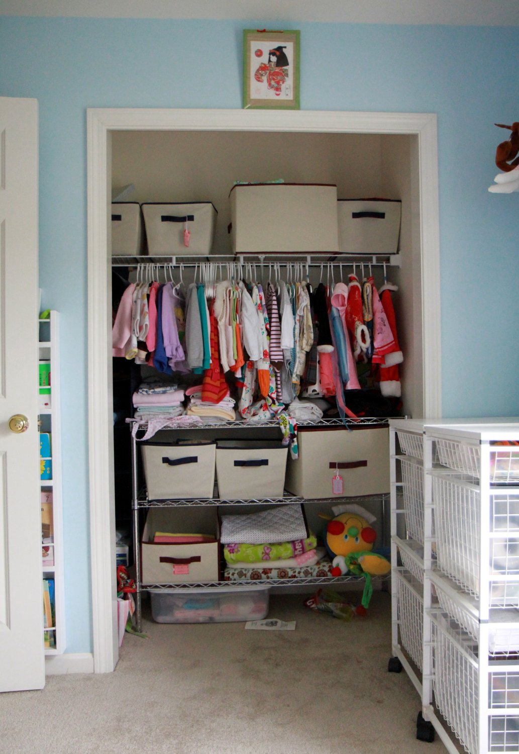 Tranquility Spot: Nursery Closet Reconfiguration