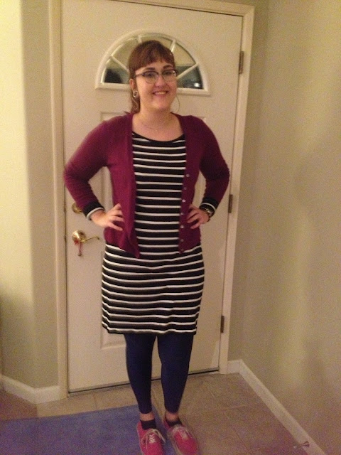 Anybody Can Do Anything Especially Lillian: What I wore, Stripes and ...