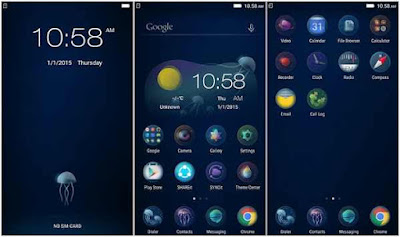 Tema Jelly Fish 15 Tema Lenovo A7000 Terbaru, Keren, Lengkap
