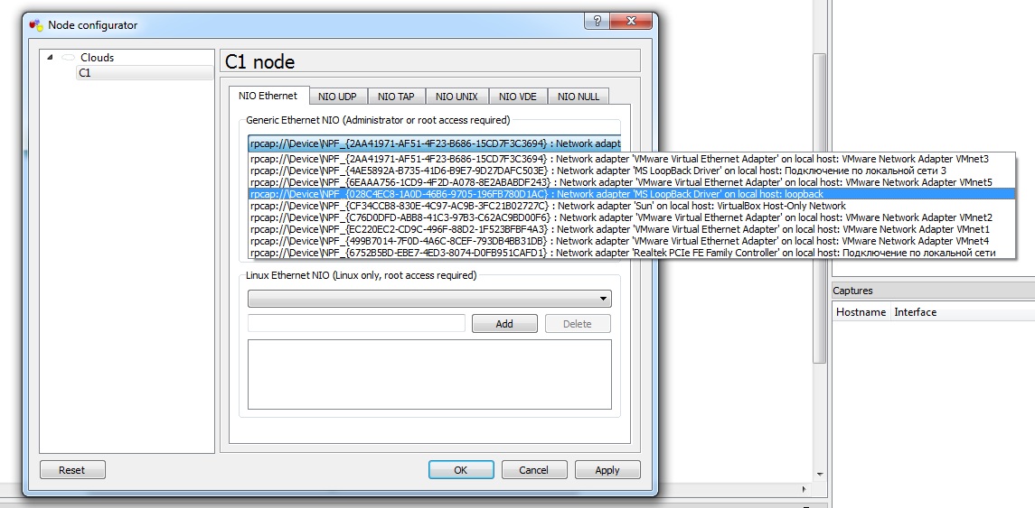 microsoft loopback adapter gns3 microsoft loopback adapter gns3