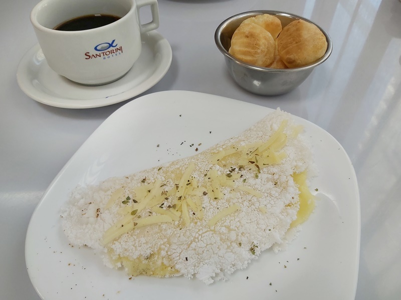 Hotel em Vila Velha com tapiocas no café da manhã