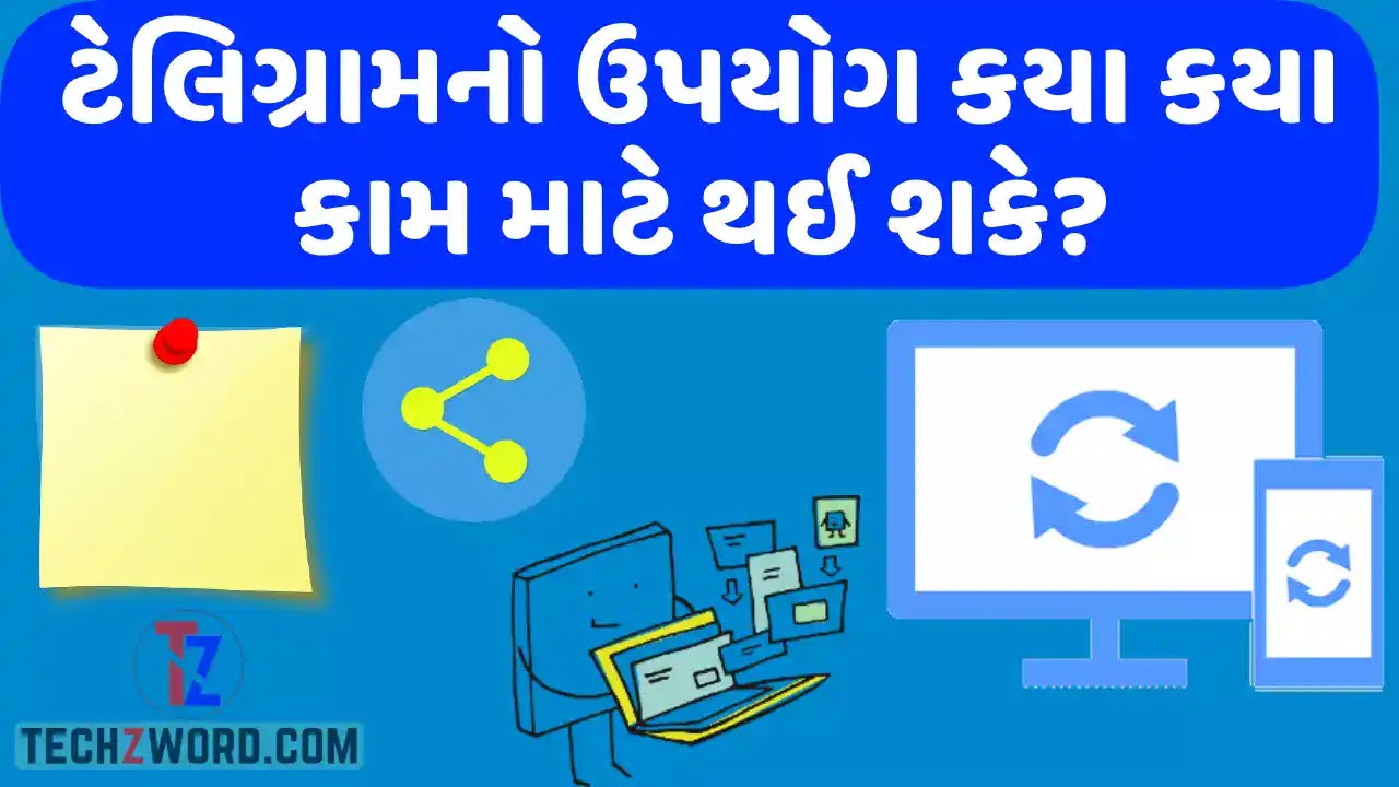 Use of Telegram app in Gujarati