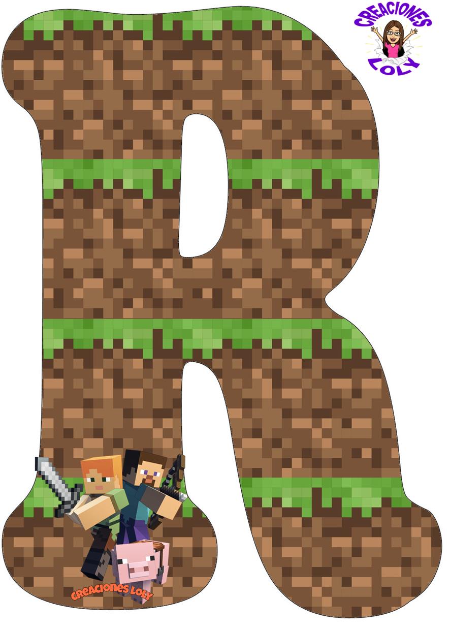 Creaciones Loly: Abecedario Alfabeto Completo Español Minecraft