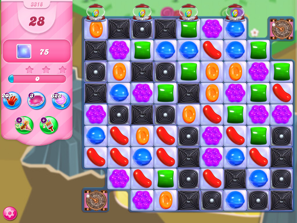 Candy Crush Saga level 3318 Candy Crush Saga level 3318