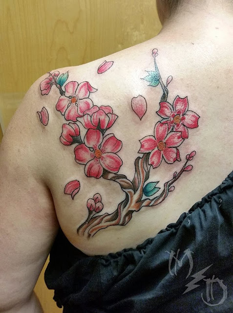 cherry blossom tattoo