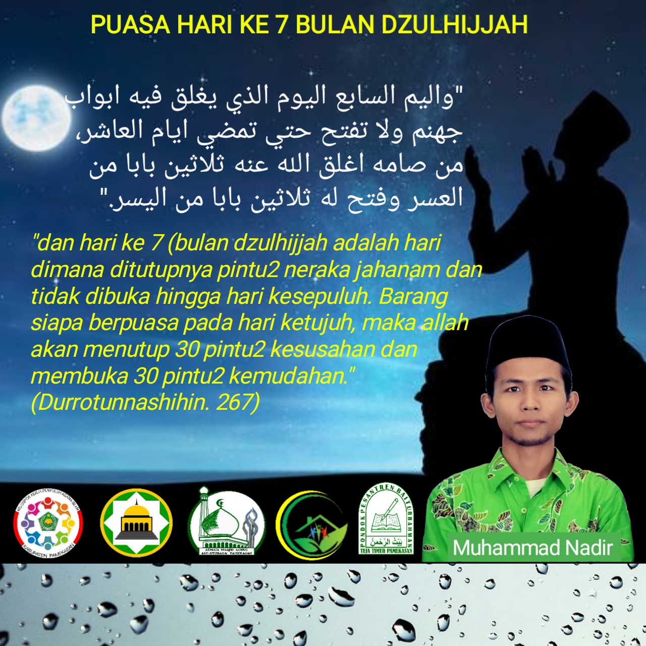 SANG PENGEMBARA Keutamaan Puasa Hari Ke7 Bulan Dzulhijjah