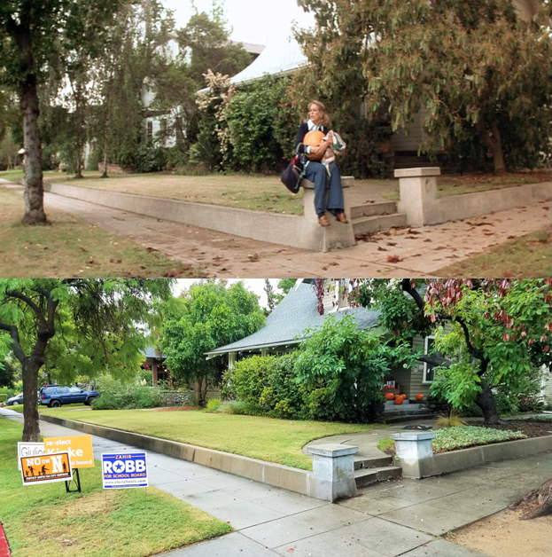 Then & Now Movie Locations Halloween (1978)