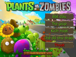 [GAME VIỆT HÓA] PLANTS VS ZOMBIES VERSION 1 (320X240)