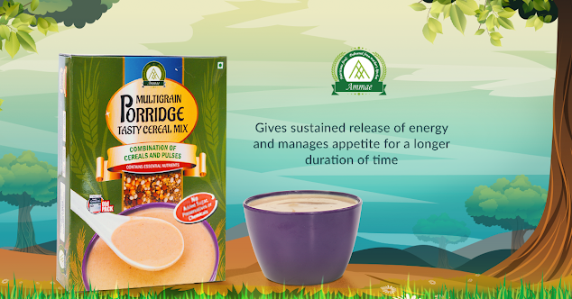 Ammae Multigrain Porridge Mix | Tasty Cereal Mix - Ammae Foods India