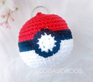 PATRON GRATIS POKEBALL | POKEMON AMIGURUMI 43796