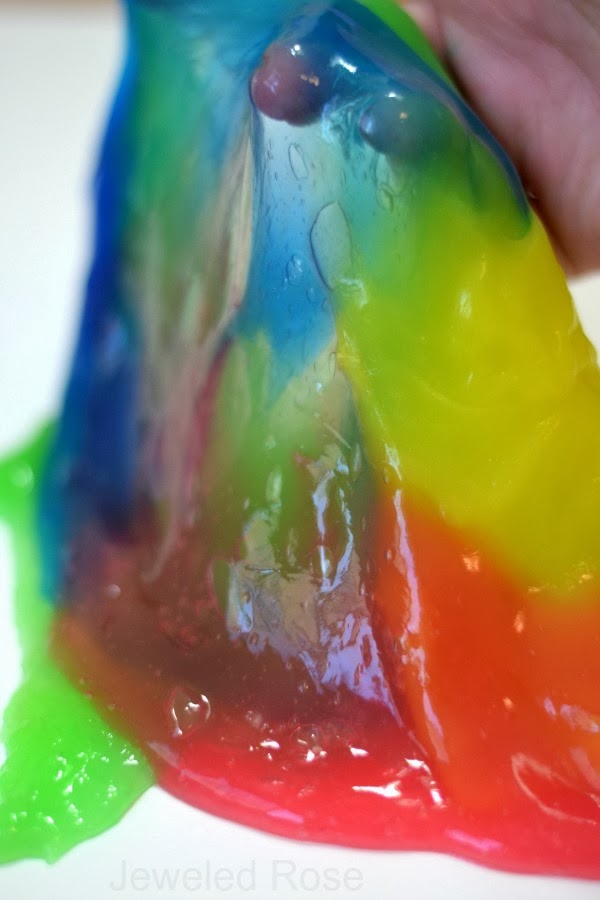 {NEW RECIPE} Edible and borax free slime for kids