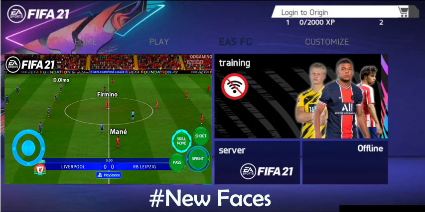 FIFA 21 Android Offline 1GB Best Graphics New Menu Update Faces