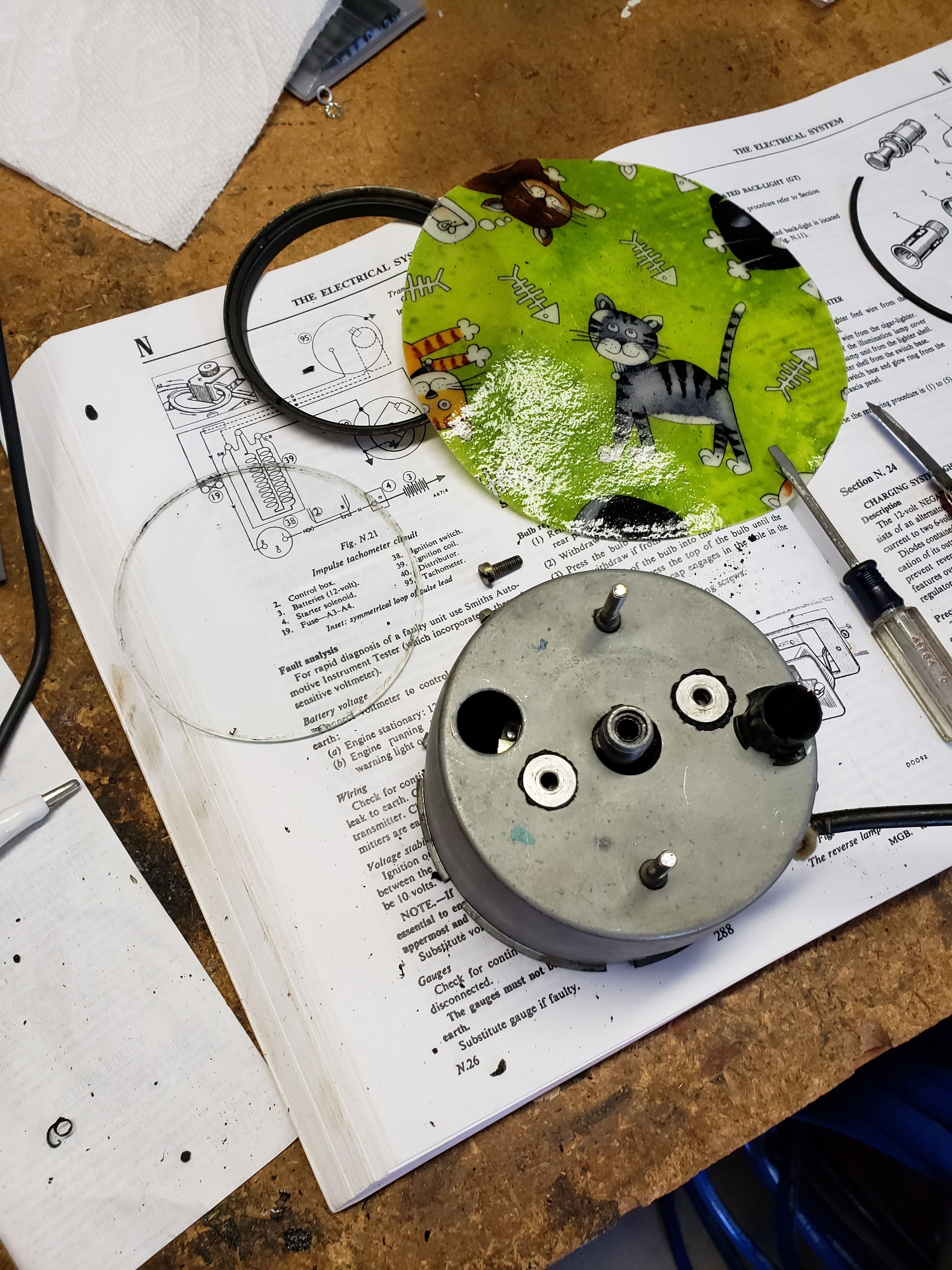 The MGB Tachometer and Speedometer Have Guided Me Since I was 16!