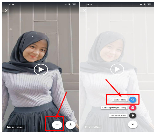 Cara Membuat Snapgram Music - Cara Menambahkan Musik Ke Gambar