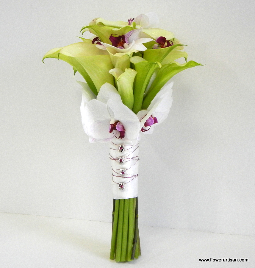 Artistry in Bloom's Blog Wedding BouquetsCalla Lilies and Orchids