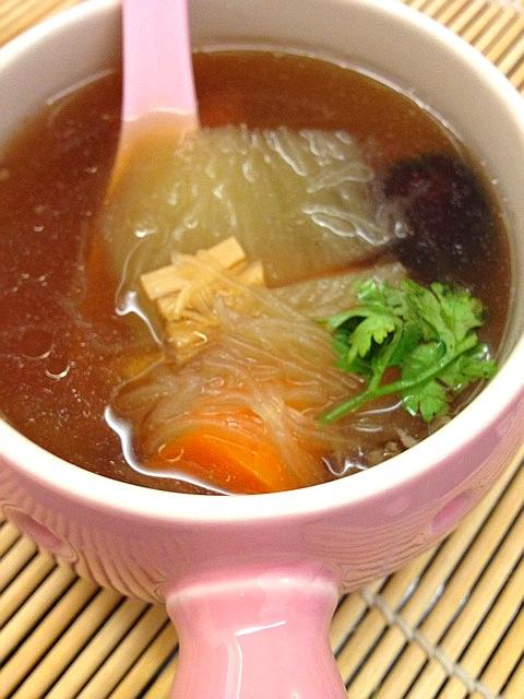 Kymn Kitchen: Shark's Fin Melon Soup (鱼翅瓜汤)