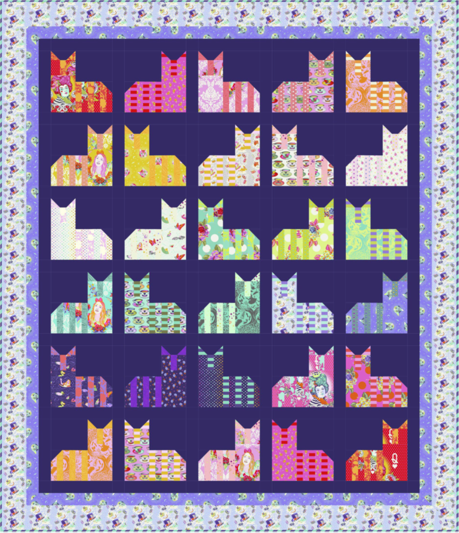 Quilt Inspiration Free pattern day Cat and Dog quilts!