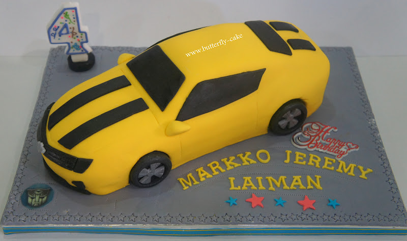Аппликация из мастики авто