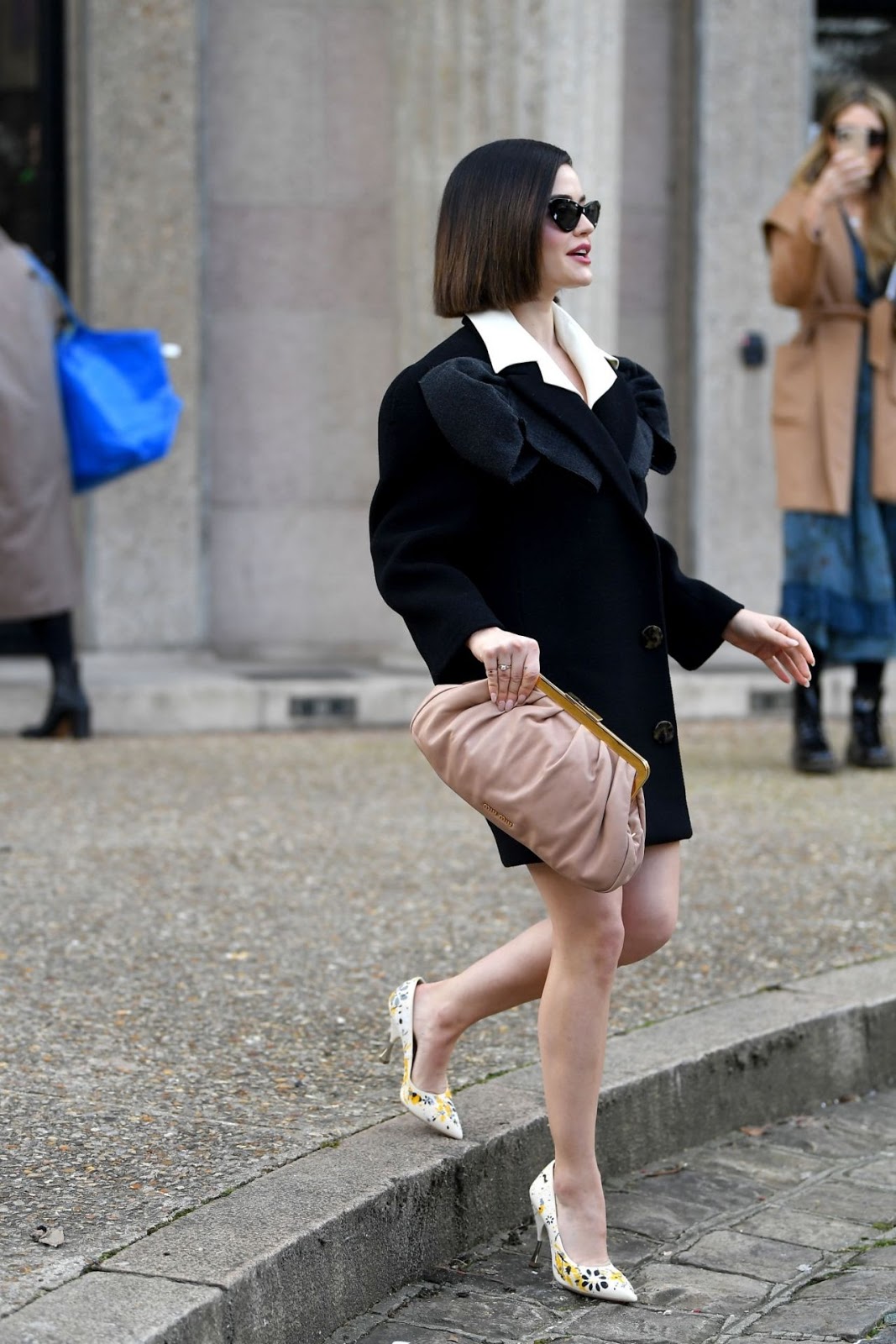 Lucy Hale – Miu Miu Fashion Show in Paris 03/03/2020