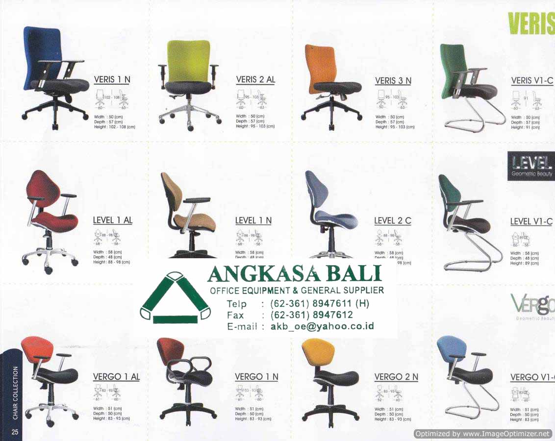 Angkasa Bali Jual  Kursi  Kantor  Meja Kerja Furniture