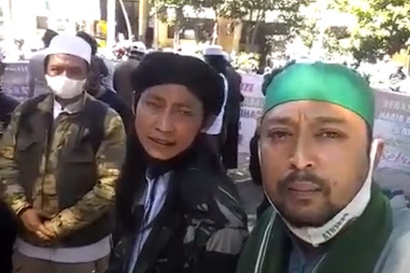  Datangi DPRD Kabupaten Bandung, FKMKB: Bebaskan Habib Rizieq, Audit Dana Haji!