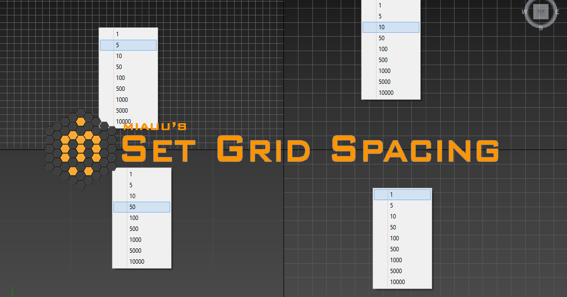 miauu's MaxScripts Set Grid Spacing