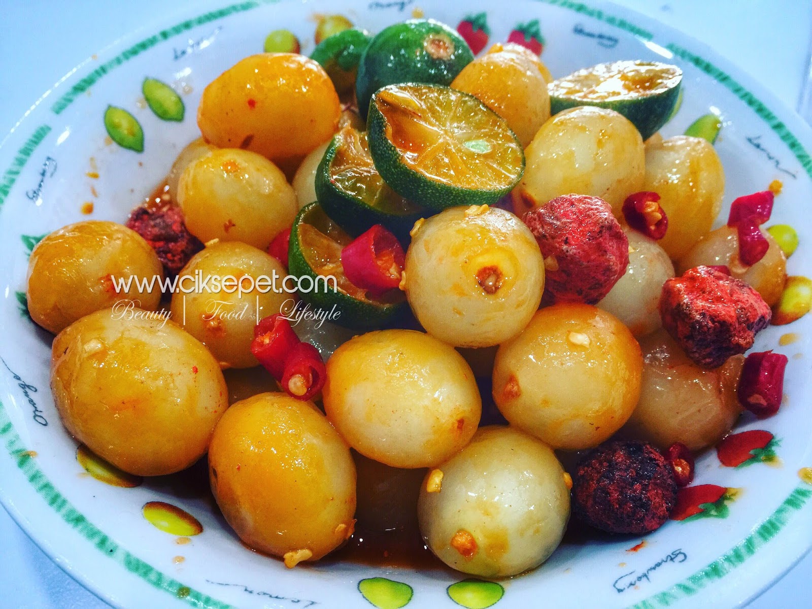 Resepi Jeruk Mangga Asam Boi Merah Agustus Nx