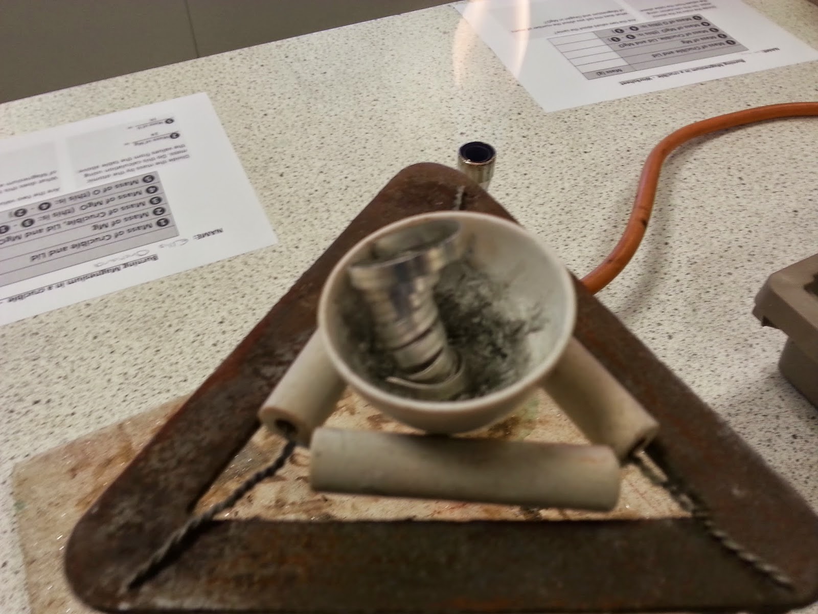 Chemistry Herald Burning Magnesium