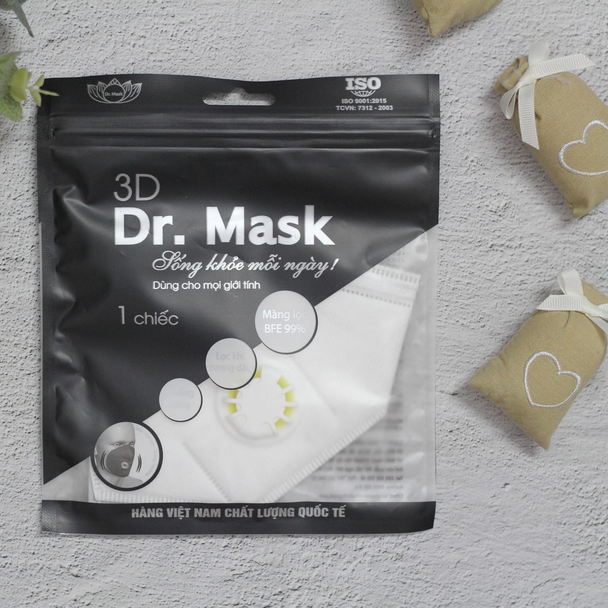 KHẨU TRANG 3DS4 (GÓI 1 CHIẾC) - DR.MASK - 50 GÓI/THÙNG