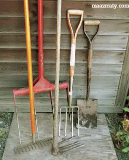 الأدوات الزراعية لحديقة المنزل