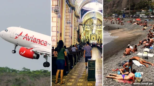 Atorizan iglesias, playas y vuelos internacionales en Perú