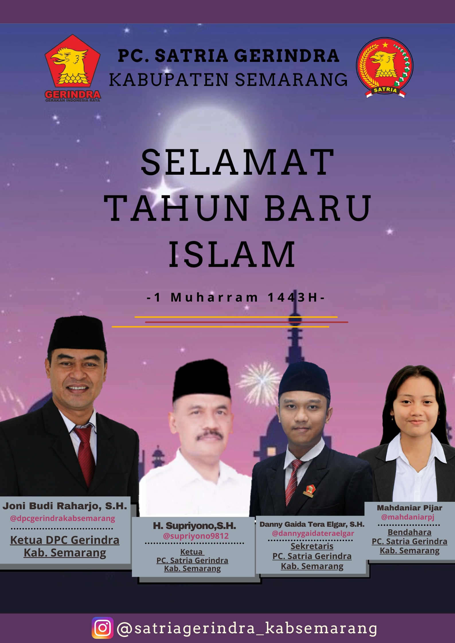 Kader Muda Partai Gerindra Kabupaten Semarang, Provinsi Jawa Tengah.