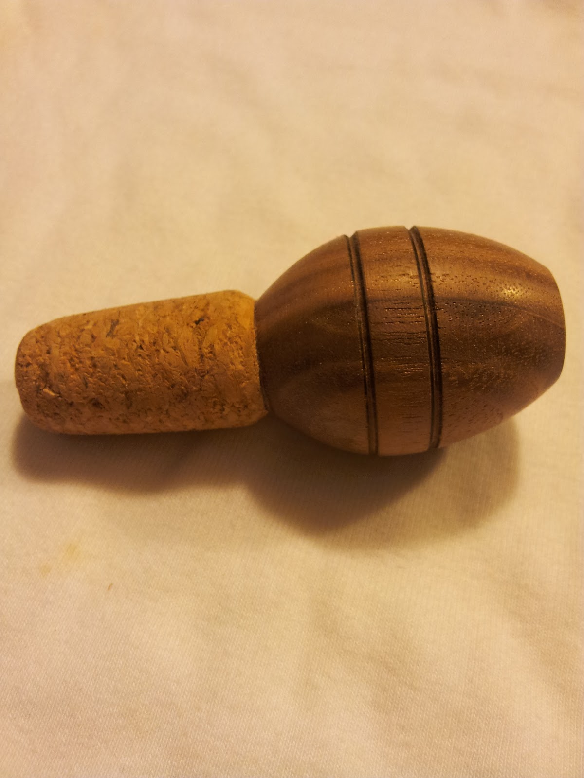 Chad's First wine bottle stopper