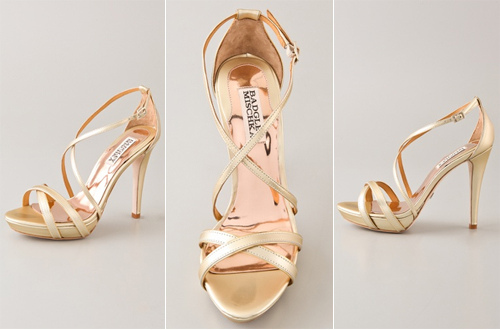 GoS: Steal her style - Charlize Theron Metallic Strappy Heels