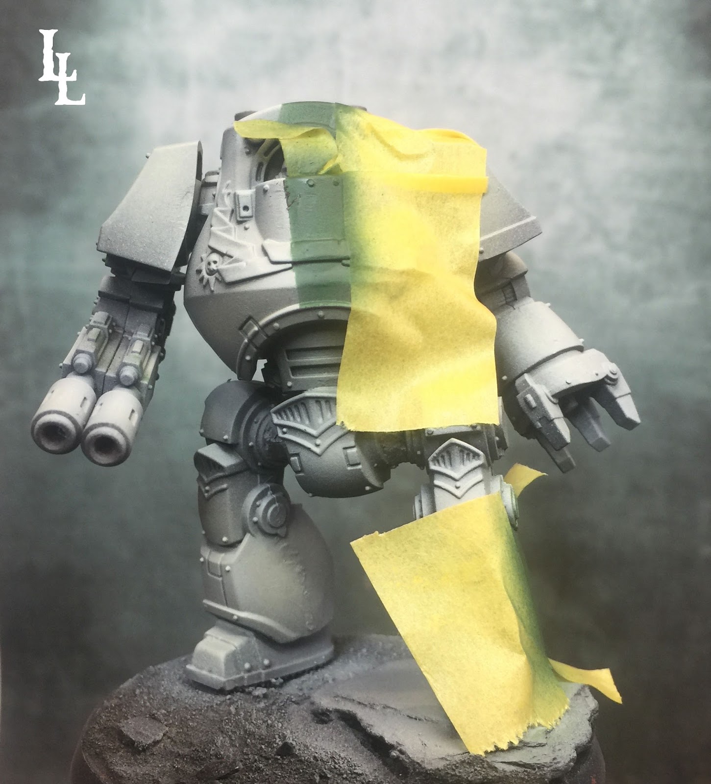 Painting the Legions Death Guard Contemptor Dreadnought Tutorial