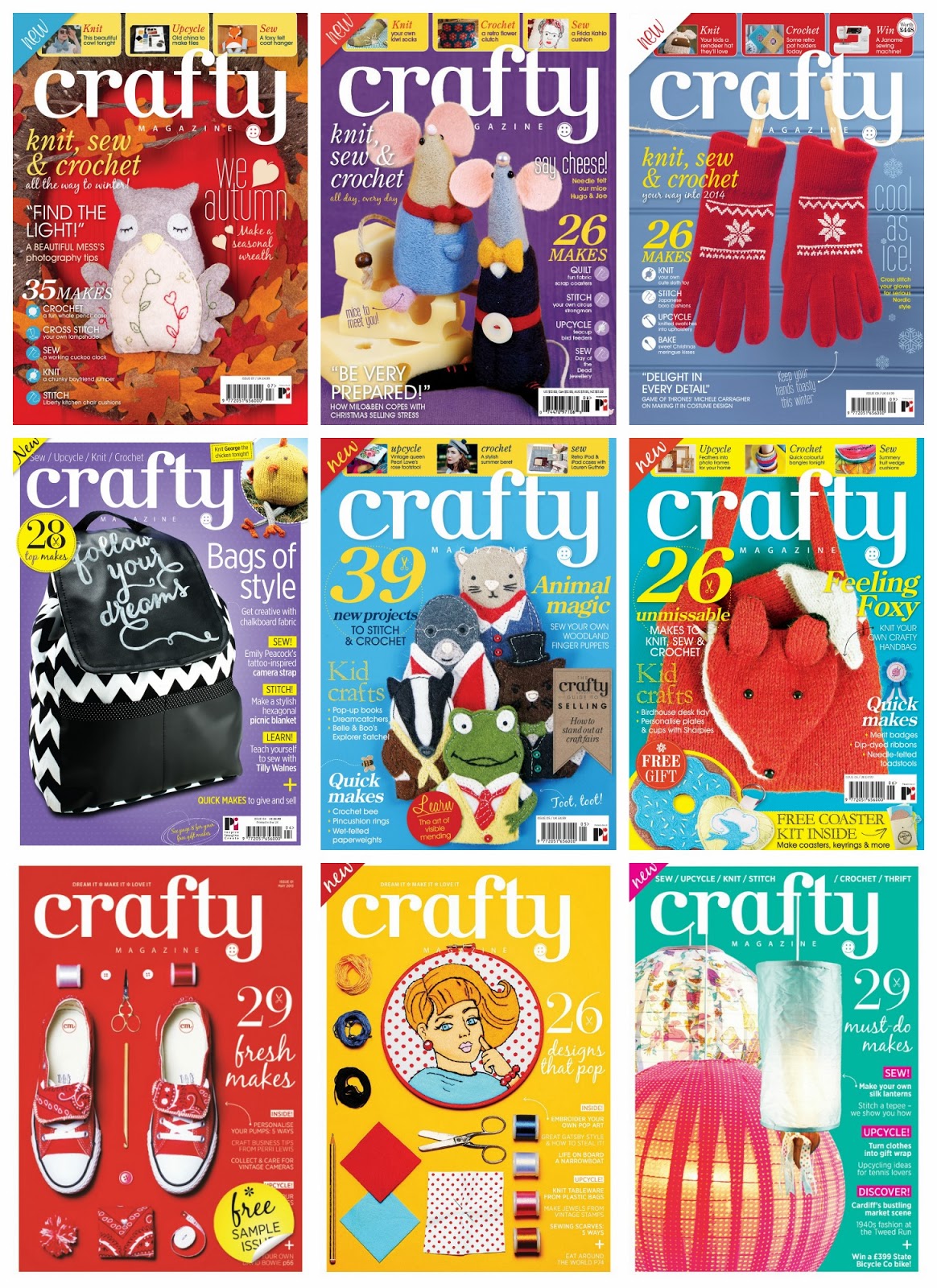 Win a Subscription to Crafty Magazine!