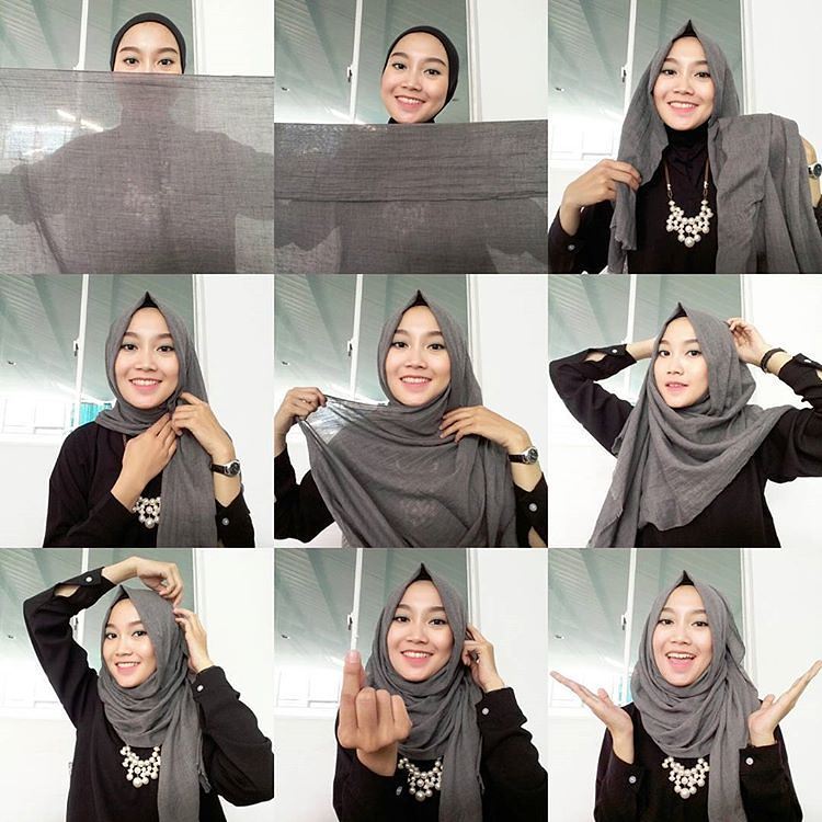 Cara Memakai Hijab Pashmina Simple Dan Hits Terbaru