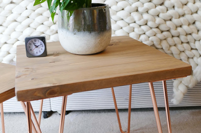 muju furniture, muju furniture review, muju furniture blog review, muju furniture reviews, muju furniture etsy, muju furniture nesting table, copper hairpin legs furniture, copper wooden table