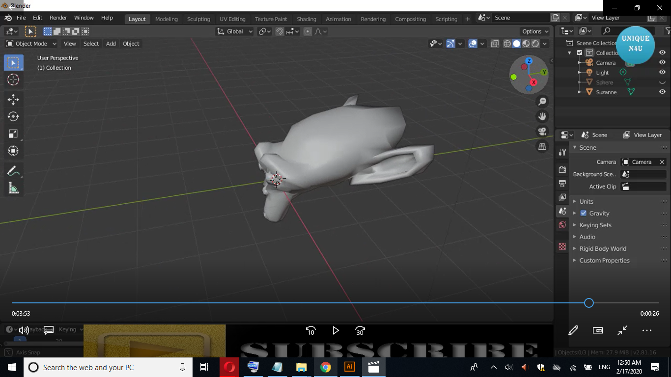 Blender 2.8 lattice modifier beginners Tutorial 2020 Quick tip 5