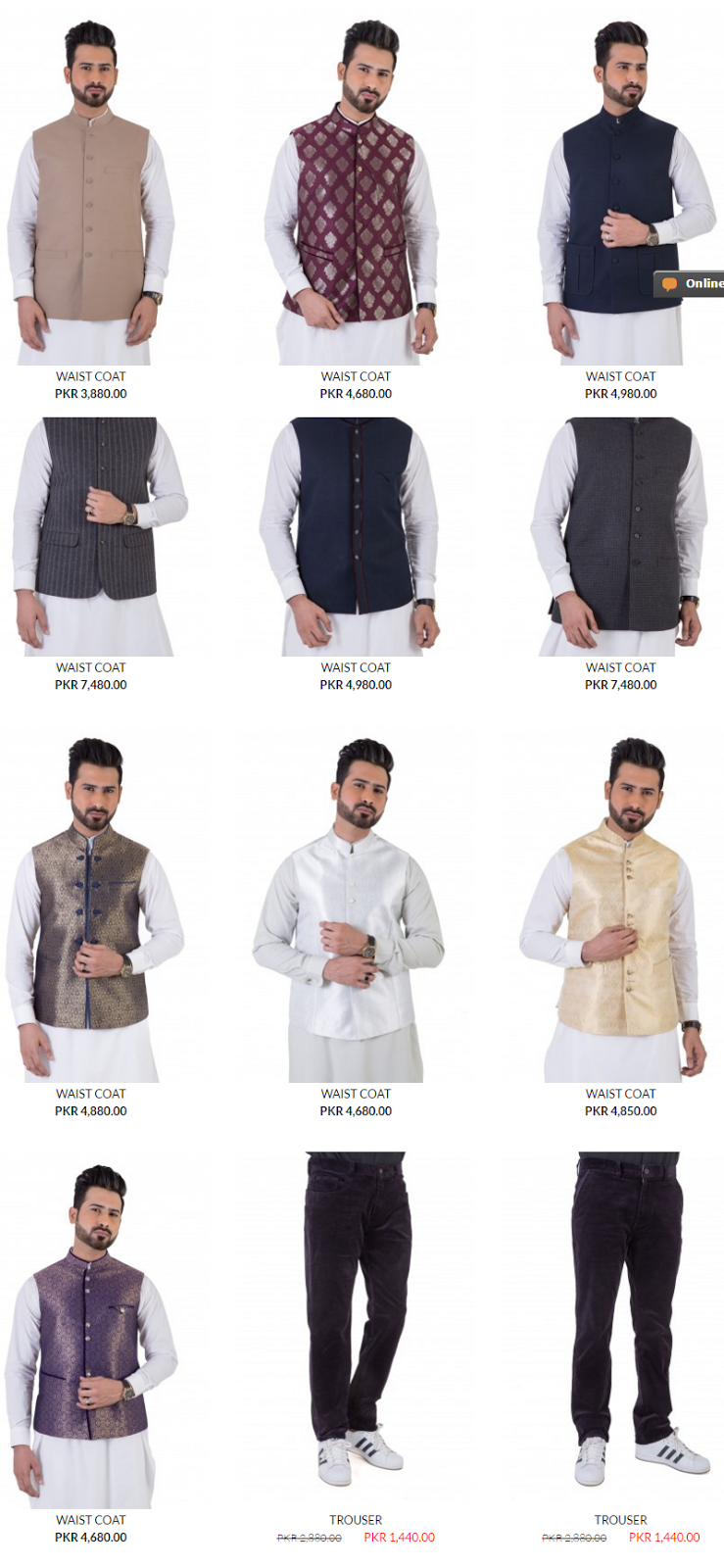 bonanza men's wear online shopping