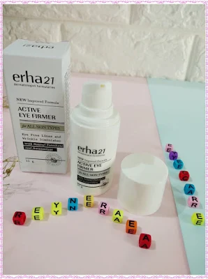 review erha21 active eye cream