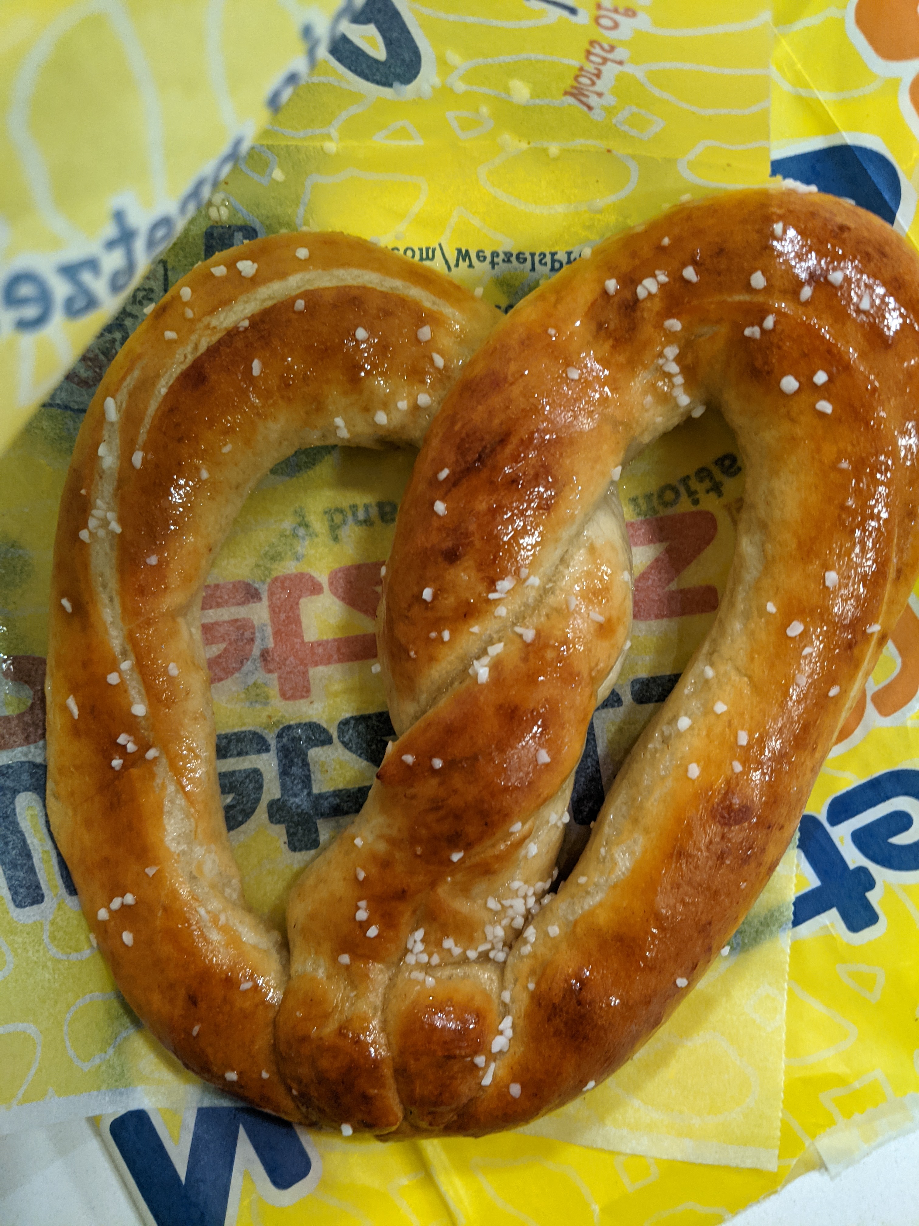 Wetzel's Pretzels Julie's Dining Club