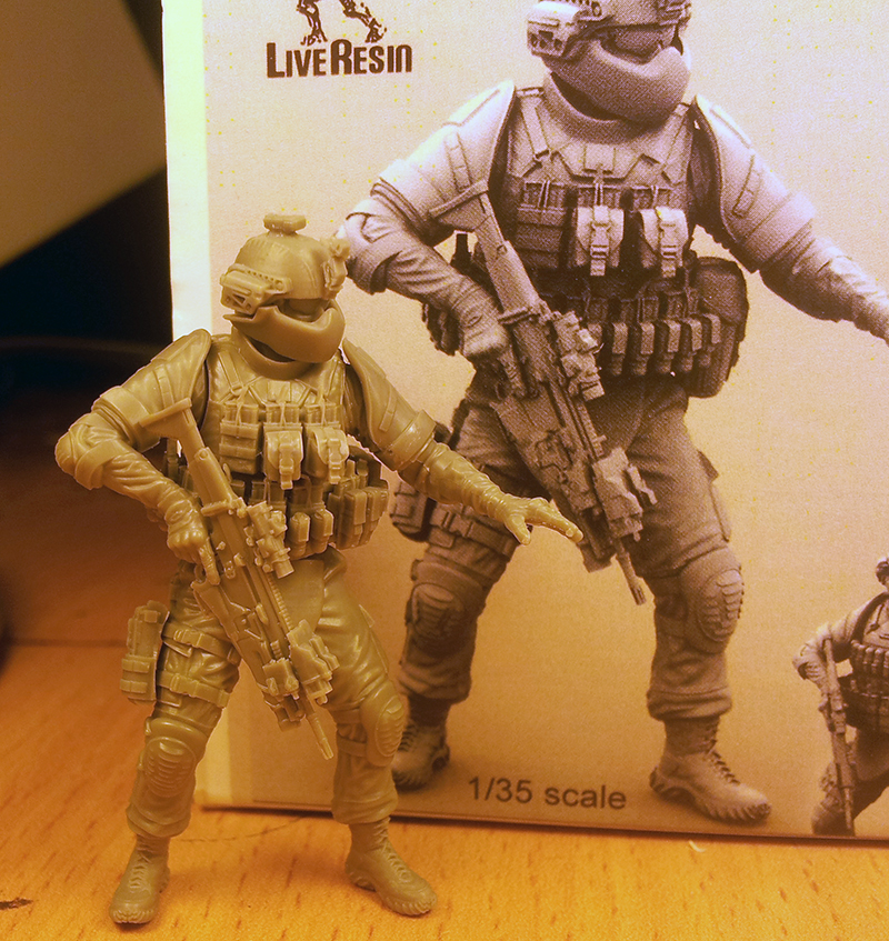 Panzer March! US Army Modern Soldier 1 Live Resin LRM35001