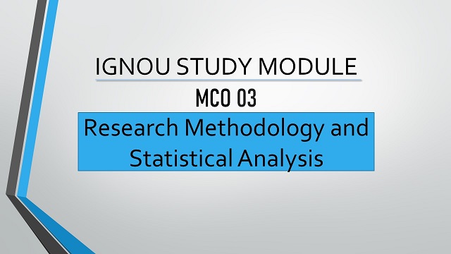 MCO 3 study material