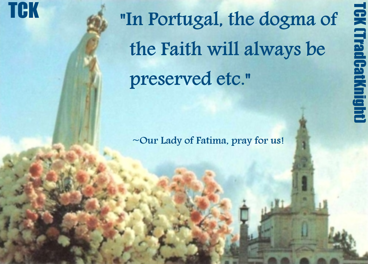 The Dogma of Faith Preserved in Portugal